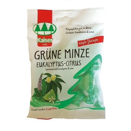 Kaiser Grüne Minze Ευκάλυπτος - Κίτρο για τον Επίμονο Βήχα 60gr
