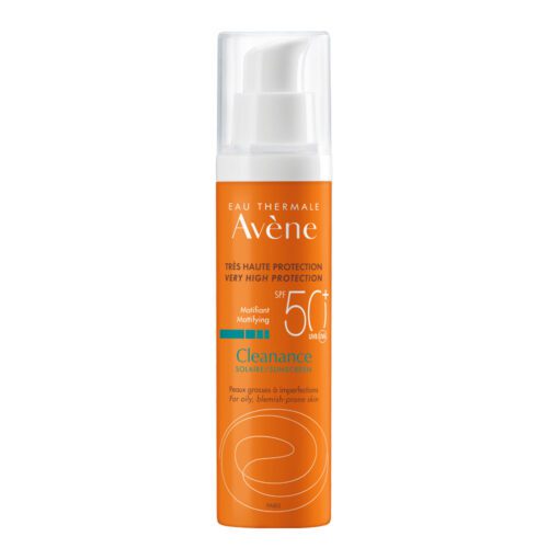 Avene Soins Solaires Cleanance SPF50+ Αντηλιακή Κρέμα για Λιπαρό Δέρμα με Τάση Ακμής 50ml