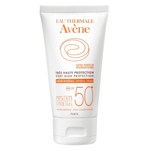 Avene Soins Solaires, Minerale Creme Μη Ανεκτικό Δέρμα SPF50+ 50ml