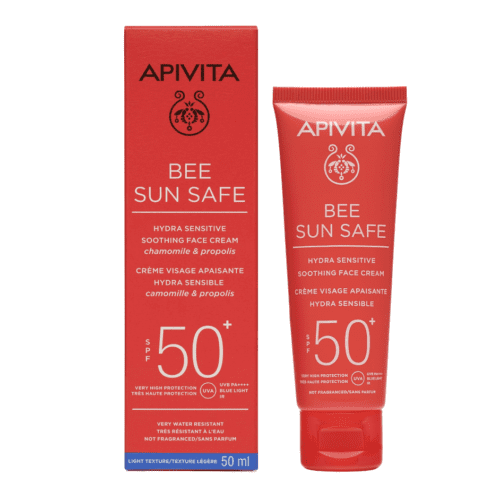 Apivita Bee Sun Safe Hydra Sensitive Soothing Face Cream SPF50 50ml