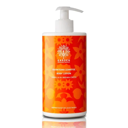 Garden of Panthenols Body Lotion Vanilla Γαλάκτωμα Σώματος με Άρωμα Βανίλια 500ml