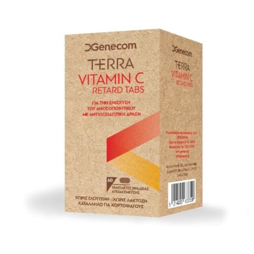 Genecom Terra Vitamin C Retard Tabs 60 tabs
