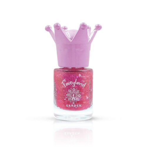 Garden of Panthenols Fairyland Nail Polish Glitter Pink Rosy 1